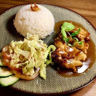 Arroz de Frango com Pimenta Preta