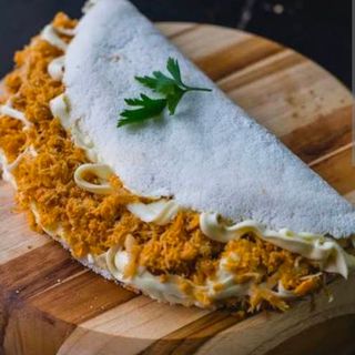 Tapioca de Frango Com Catupiry