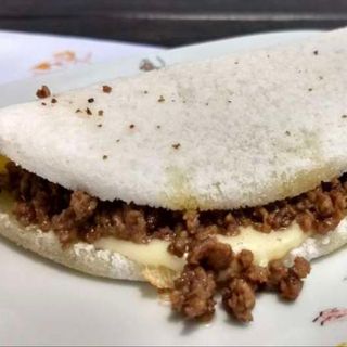 Tapioca de Carne Com Catupiry