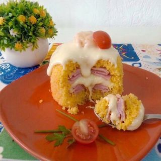 Cuscuz de Fiambre e Catupiry