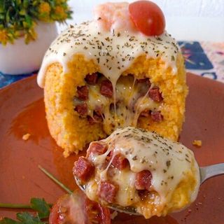 Cuscuz de Chouriço e Catupiry