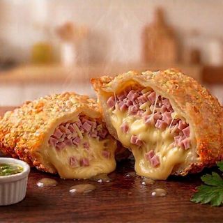 Pastel de Fiambre e Queijo