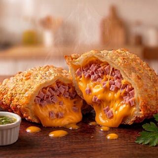 Pastel de Fiambre e Cheddar