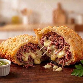 Pastel de Carne Seca e Catupiry
