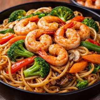Yakisoba Médio de Camarão