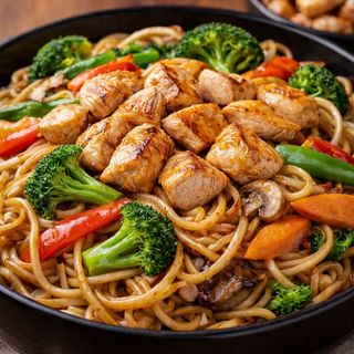 Yakisoba Médio de Frango