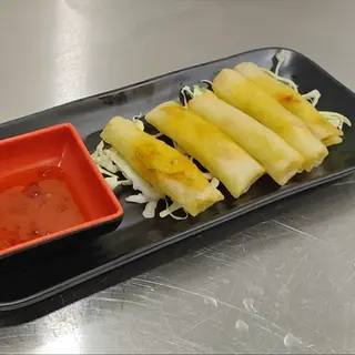 Mini crepes de legumes