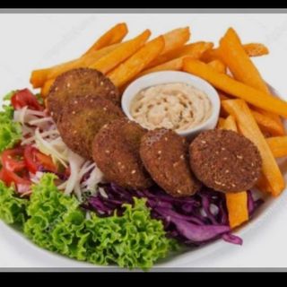 Falafel no Prato