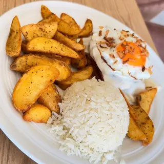 Hambúrguer Crispy no Prato