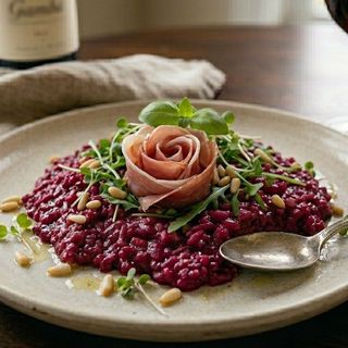 Risotto alla Barbabietola e Parma