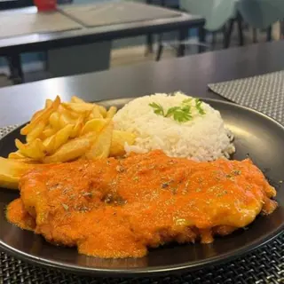 File de Frango a Parmigiana