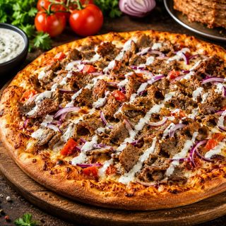 Pizza de Kebab