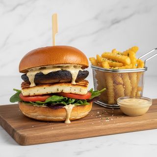 Hambúrguer de Halloumi