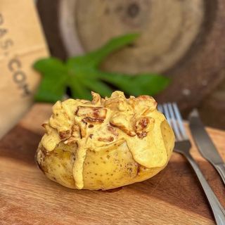 Batata Recheada de Queijo e Bacon