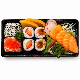 S34. Sushi e Sashimi 12 Peças