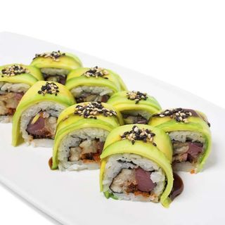 S45. Uramaki Dragon Roll 8 Peças