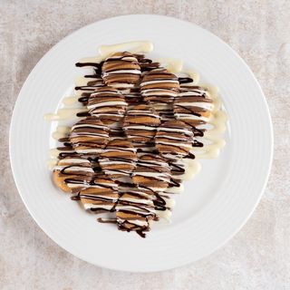 20 Mini Panquecas com 2 Toppings