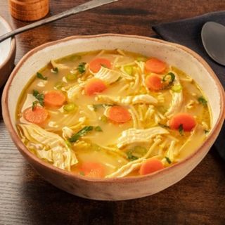 Sopa de Cenoura com Frango