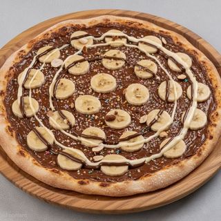 Pizza de Banana e Nutella