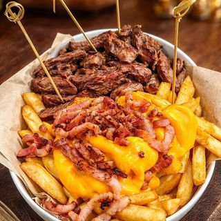 Picanha com Batata Cheddar e Bacon