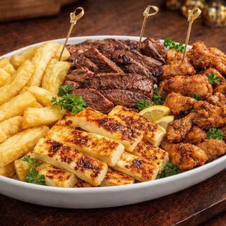 Mandioquinha Picanha Queijo Coalho Frango à Passarinho