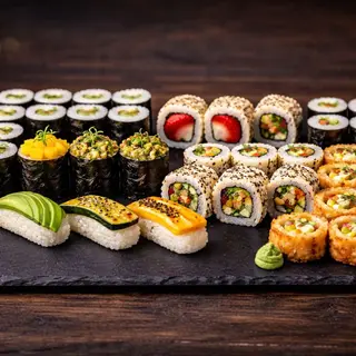 Sushi Vegan Selection - 108 Peças