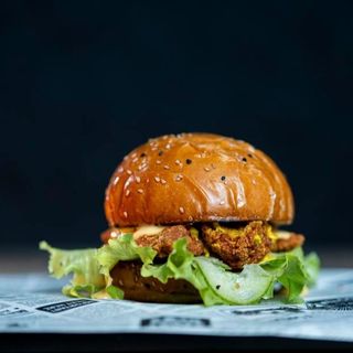 Cheesburger pui simplu