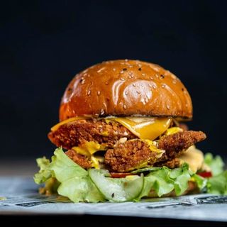 Cheesburger pui dublu