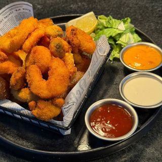 Mix fructe de mare pane (1 persoana)