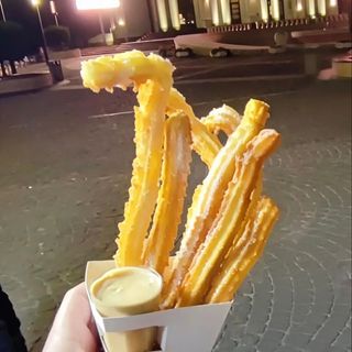 Churros cu ciocolata Kinder