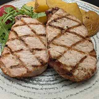 Cotlet de porc la gratăr