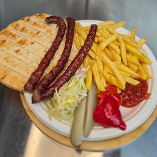 Meniu Cârnați Picanți Porc