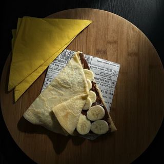 Clătită cu Nutella + banane