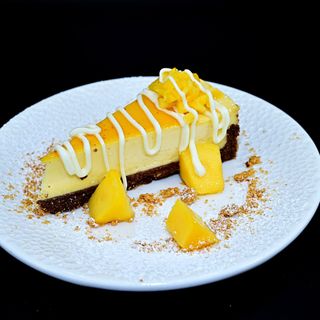 Cheesecake de Mango și Fructul Pasiunii