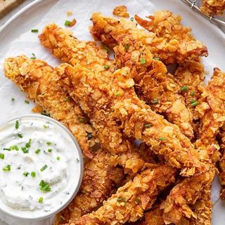 Crispy chicken strips