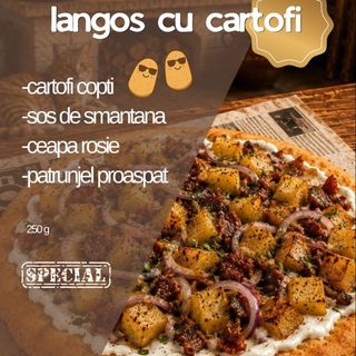 Langoș cu cartofi