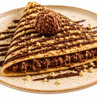 Clătită ferrero rocher
