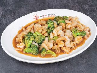 Creveti La Wok Cu Broccoli - Tôm Xào Xúp Lơ Xanh 300g