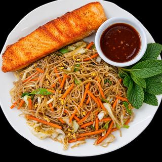 Somon Cu Noodles - Cá Hồi & Bún Xào  300g