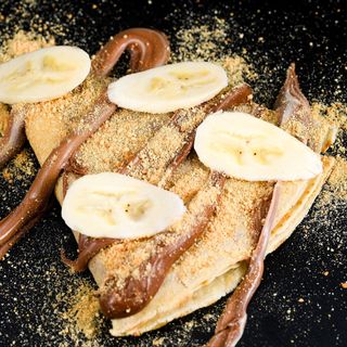 Palačinka krem, plazma, banana