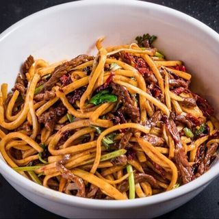 Shrimp noodles虾仁炒面 Nudle sa škampima