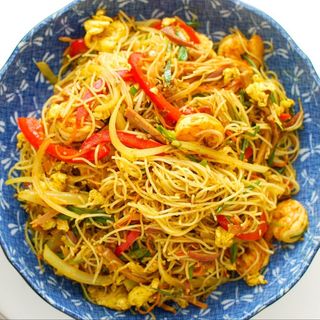 Shrimp Rice Noodle虾仁炒粉 Pirinčane nudle sa škampima