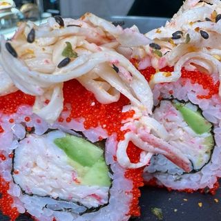 Рол зі сніжним крабом в масаго