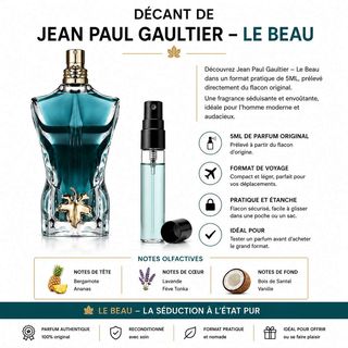Décant Jean Paul Gaultier Le Beau 5ML
