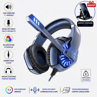 Casque Gaming filaire