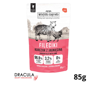 Wiejska Zagroda Fileciki Kurczak z jagnięciną 85g