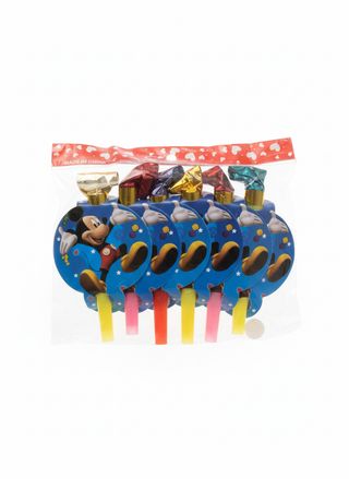 Pack de 6 Sifflets Mickey Mouse – L'Animation Incontournable pour un Anniversaire Disney