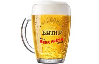 Пиво "ВЕСЕЛИЙ БАТЯР" біле нефільтроване, алк. 5,6%, 1л