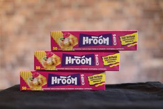 Чипси картопляні пластинки "Холодець з Хроном" Hroom 50 г
