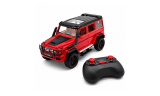 🎮 Mercedes G-Class G63 სტილის RC ჯიპი – წითელი